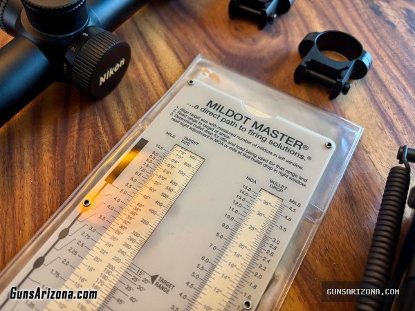 Mildot Master Analog Range Calculator - Long Range Shooting Tool - Pickup Only