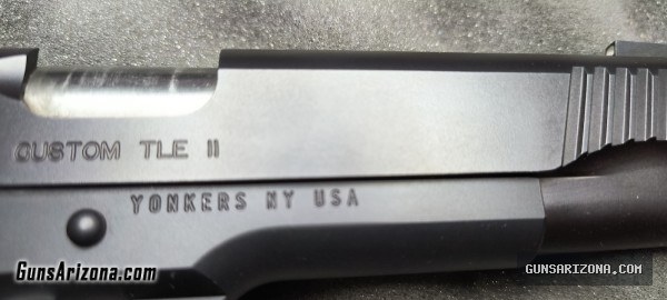 Kimber Custom TLE II .45 ACP as NIB with box, papers and spare Kimber mags