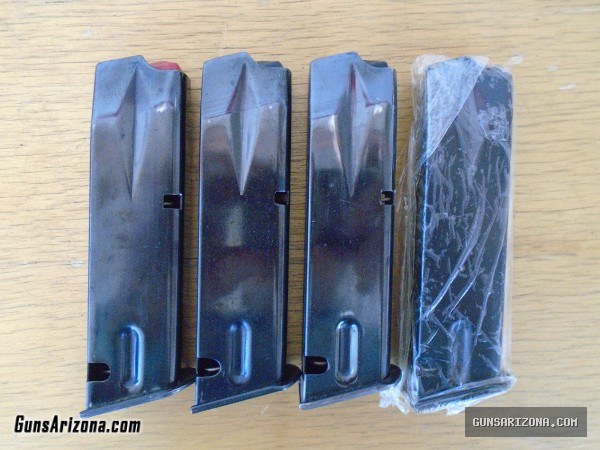 Four Taurus PT92/99 15 round Factory Mags