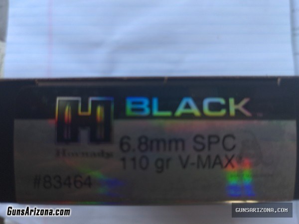 Hornady Black V-MAX 6.8 SPC