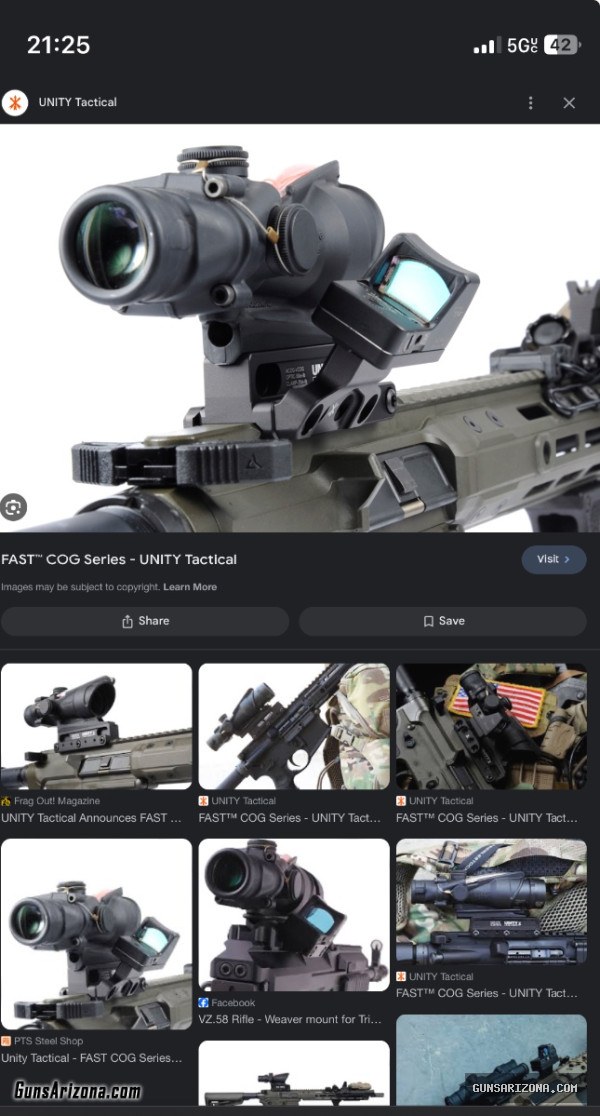 Unity acog / Vcog mount