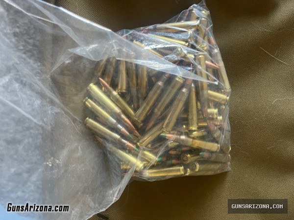 5.56 Bullet mix green tip
