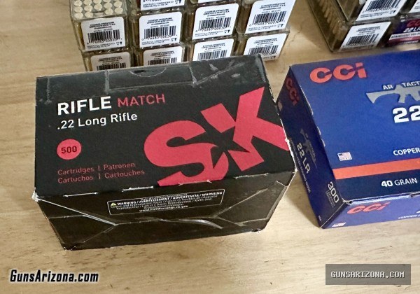 Rimfire Ammo 22lr - CCI / SK / Federal
