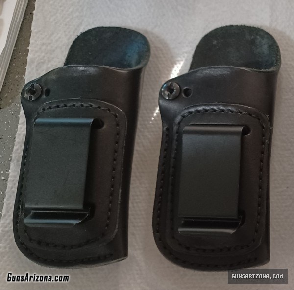 Leather magazine holsters