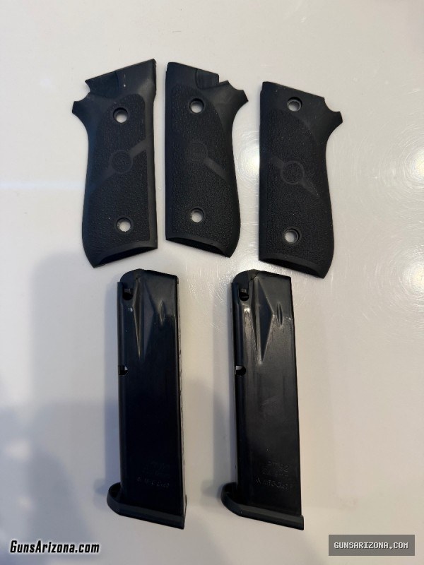 Mec-Gar Taurus PT92 Magazines/Hogue Grips