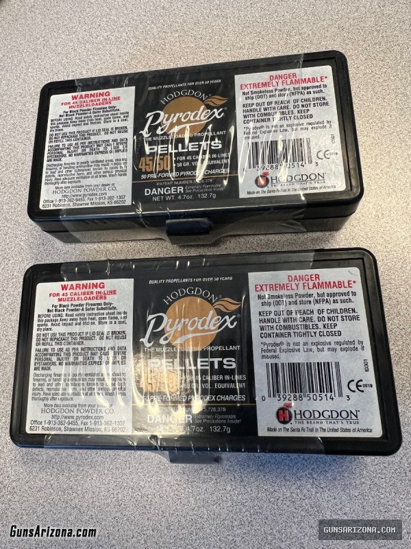 Hodgdon Pyrodex Pellets 45 Caliber 50 Grain