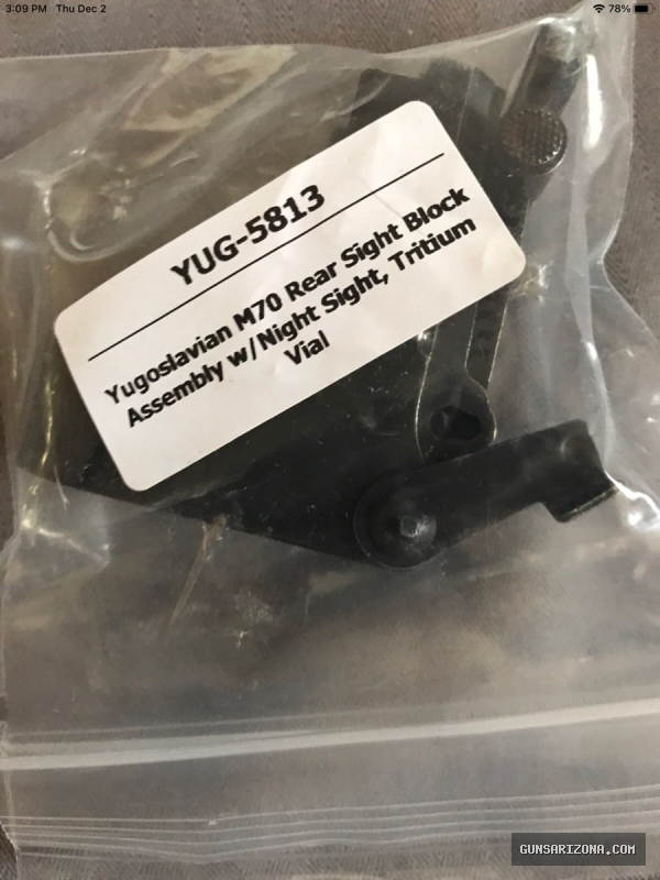 Ak47 tritium rear sight