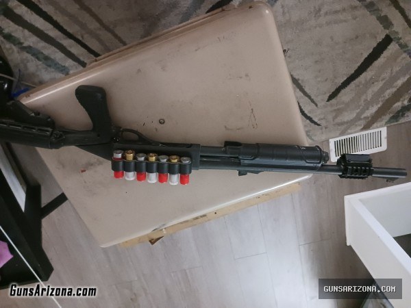 **REDUCED!!!!    Remington 870 12 gauge with tactical furniture