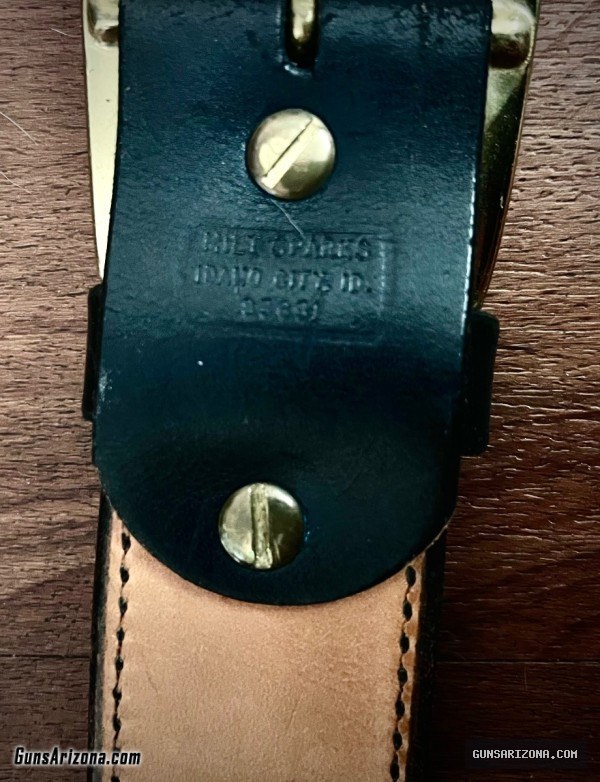 Milt Sparks belt