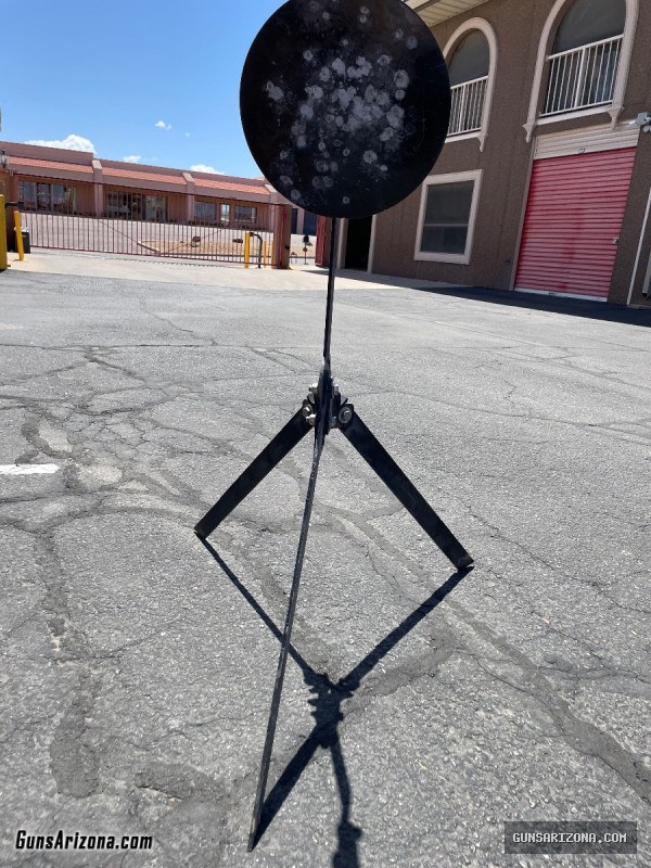 Evil Roy, portable steel target used