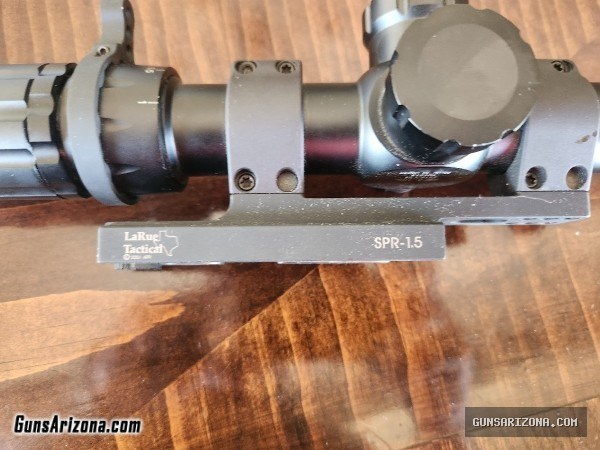 Swfa ss hd 1-6 ffp lpvo on larue tactical qd mount (Japanese glass)