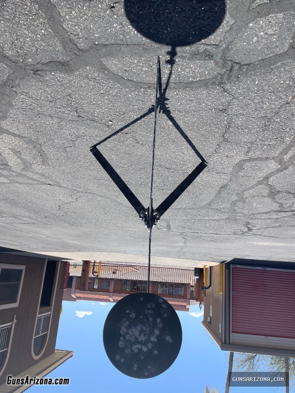 Evil Roy, portable steel target used