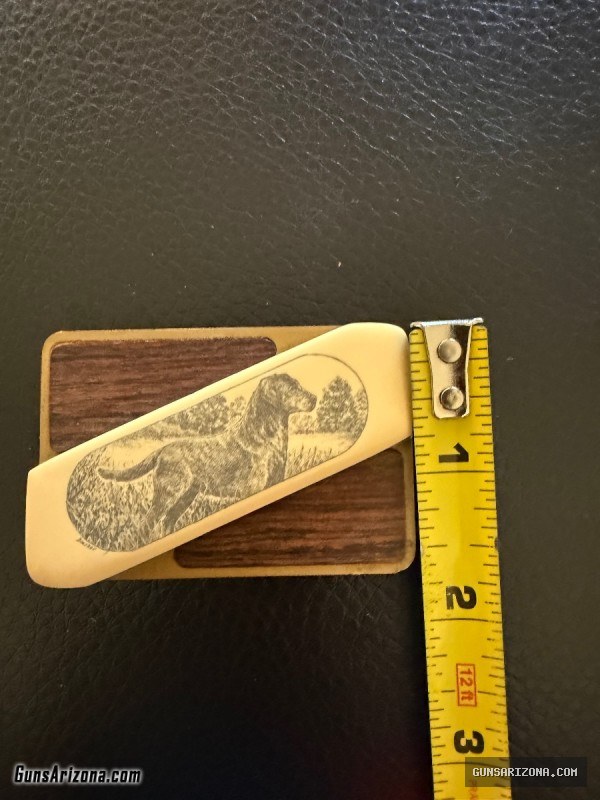 Vintage Bird Dog Touche’ by Gerber Buckle Knife