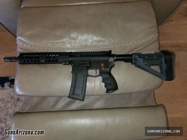 300 blackout AR pistol, billet upper/lower, all metal internals