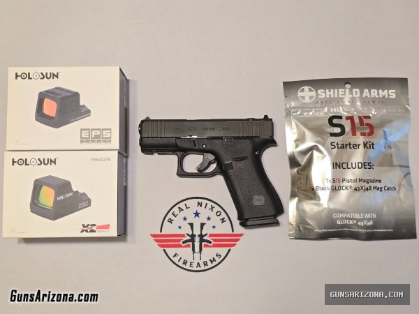 Glock 43x Holosun S15 Combo
