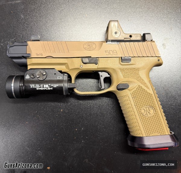 FN 509 Tactical - RMR - Comp - TLR - Holster