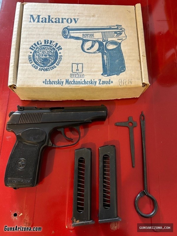 Trade Russian Makarov ij70, trade for revolver or handgun 9mm ?