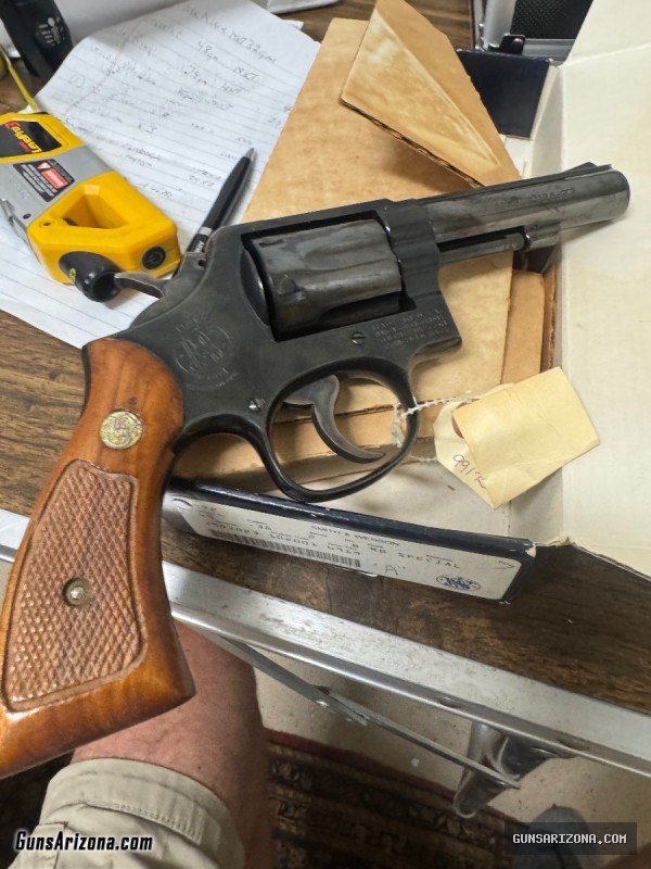 Smith & Wesson model 10–8 38 Special 4 inch barrel