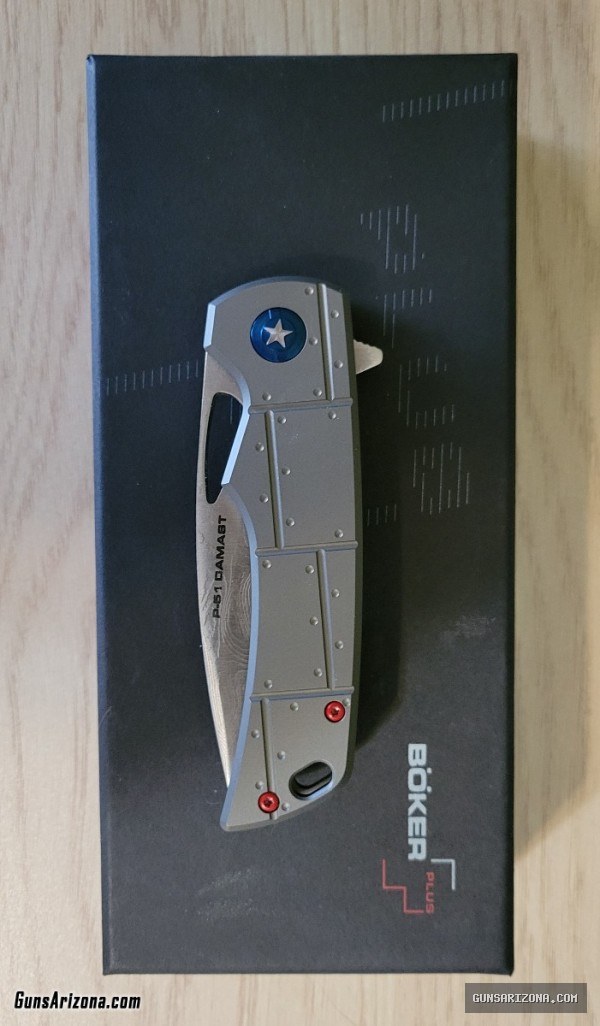 Boker Plus P-51 Mustang Damast