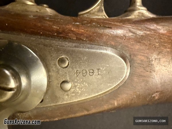 1864 Springfield 50/70 (Cartridge)  W/ Bayonet