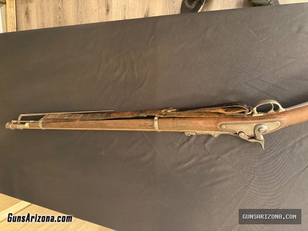 1864 Springfield 50/70 (Cartridge)  W/ Bayonet