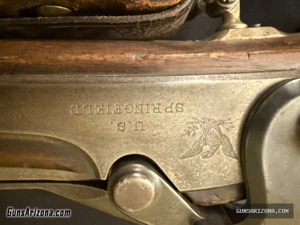 1864 Springfield 50/70 (Cartridge)  W/ Bayonet