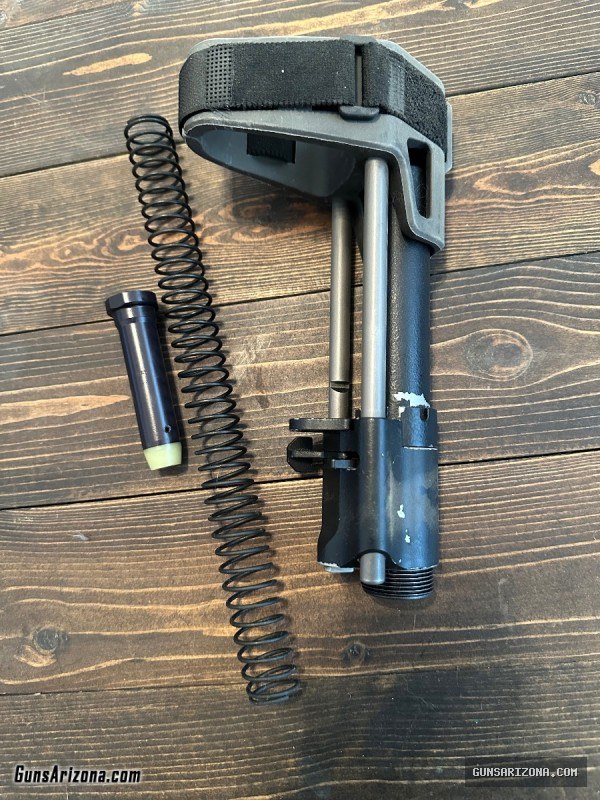 SBPDW for ar15 comes with standard buffer and spring