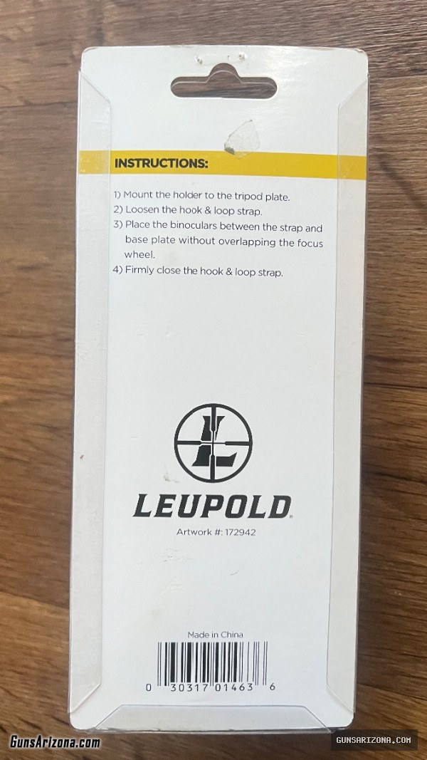 Leupold Binocular Holder Tripod Adapter