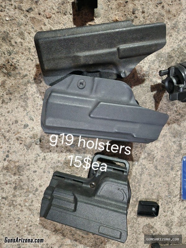 Mags, holster and scope