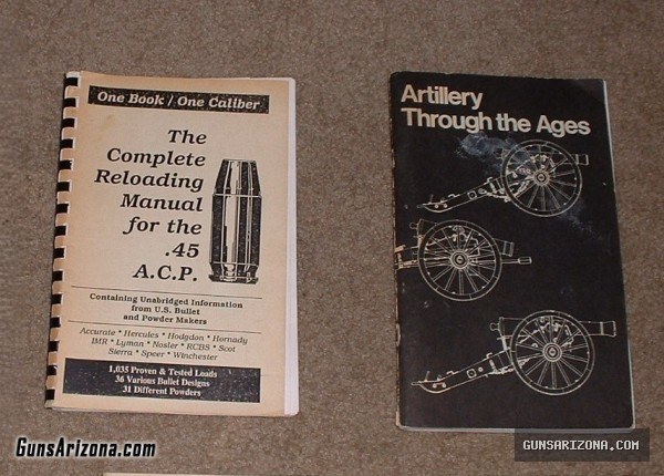 Some Reloading and Gun Books Used