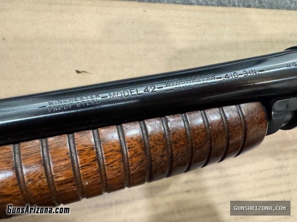 Pre-War 1936 Winchester Model 42 .410 Bore Pump-Action Shotgun