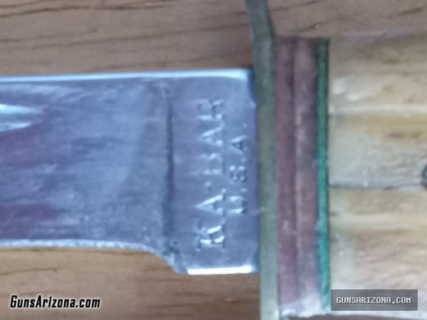 Vintage usa ka-bar hunting knife