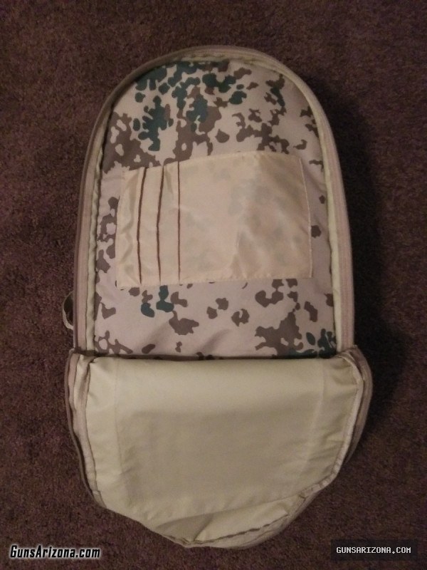 German tropentarn desert camo backpack