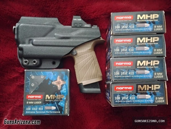 Sig 365 with extras! UPDATED + 100 ROUNDS HOLLOW POINTS!