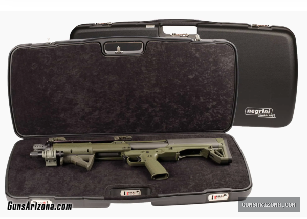 Negrini MOD.9R-TAC/4881: Rifle Hard Case with Standard Trim for 1 Rifle + 1 Scope