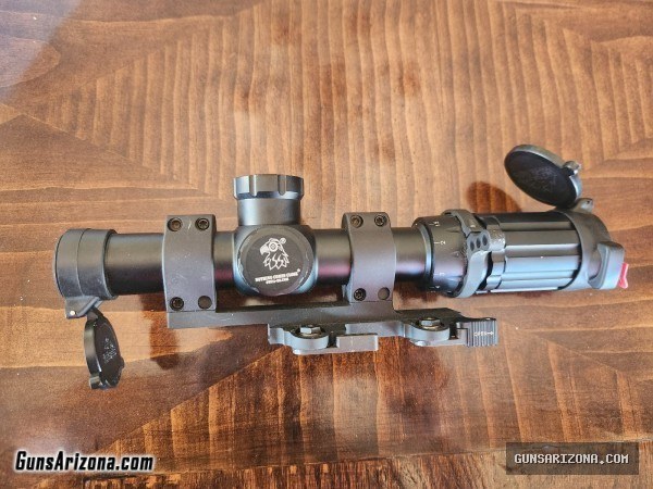 Swfa ss hd 1-6 ffp lpvo on larue tactical qd mount (Japanese glass)