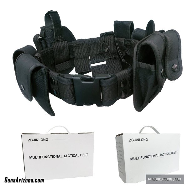 Tactical gun police security belt