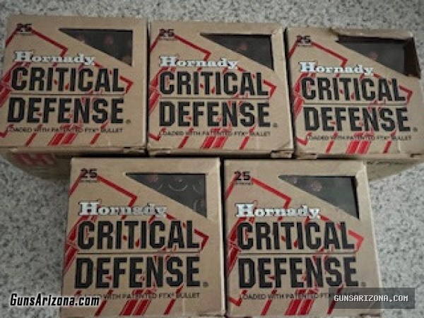 Hornady Critical Defense .357 Magnum 125gr FTX