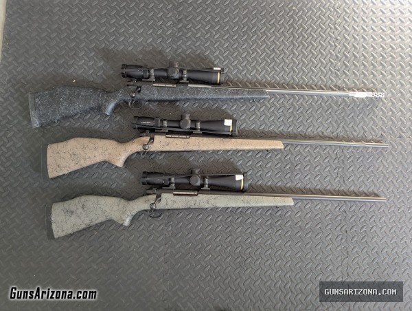 Hunting Rifle(s) - Weatherby Mark V with Leopold VX6 scopes