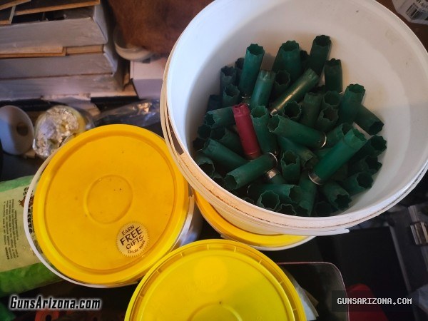 Complete 12ga Trap/Skeet Reloading Estate Lot - MEC 76R, 100lbs Shot, Primers, Clay Dot