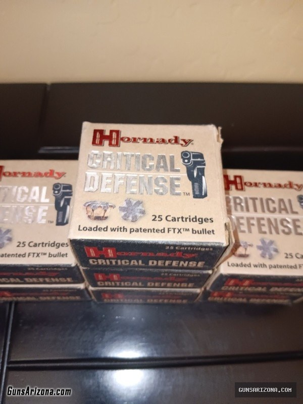 Hornady Critical Defense .380 90gr FTX Hollow Point