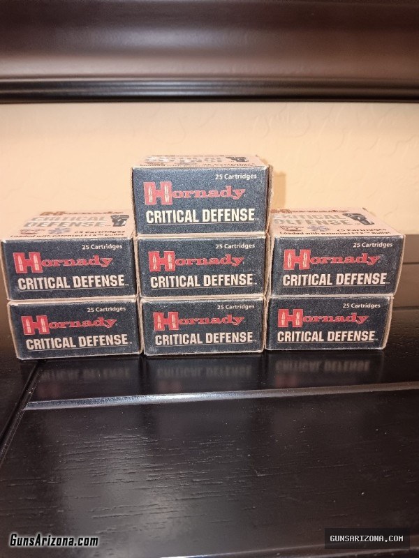 Hornady Critical Defense .380 90gr FTX Hollow Point