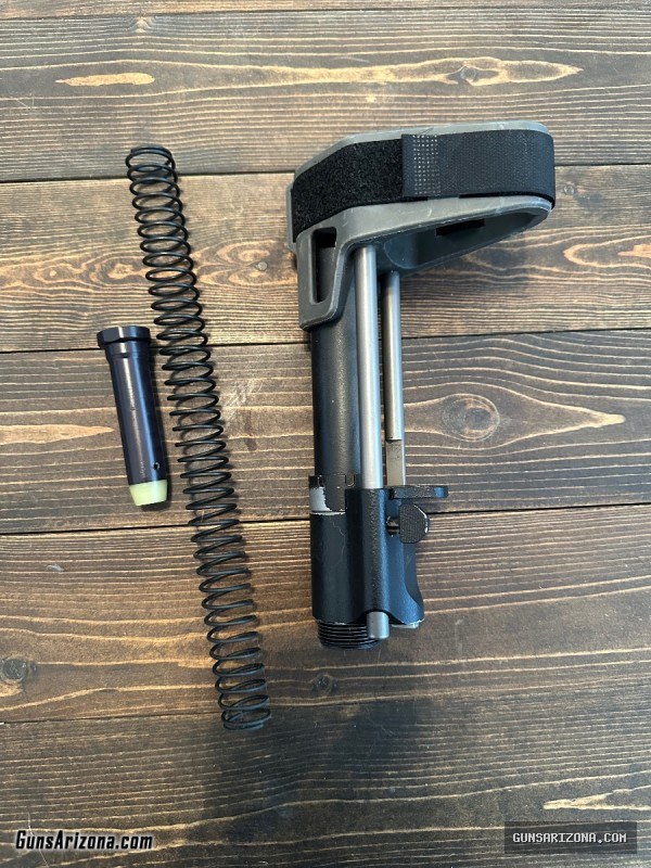 SBPDW for ar15 comes with standard buffer and spring