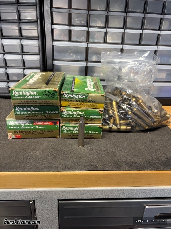 300 Remington Ultra Mag Brass 208 pieces