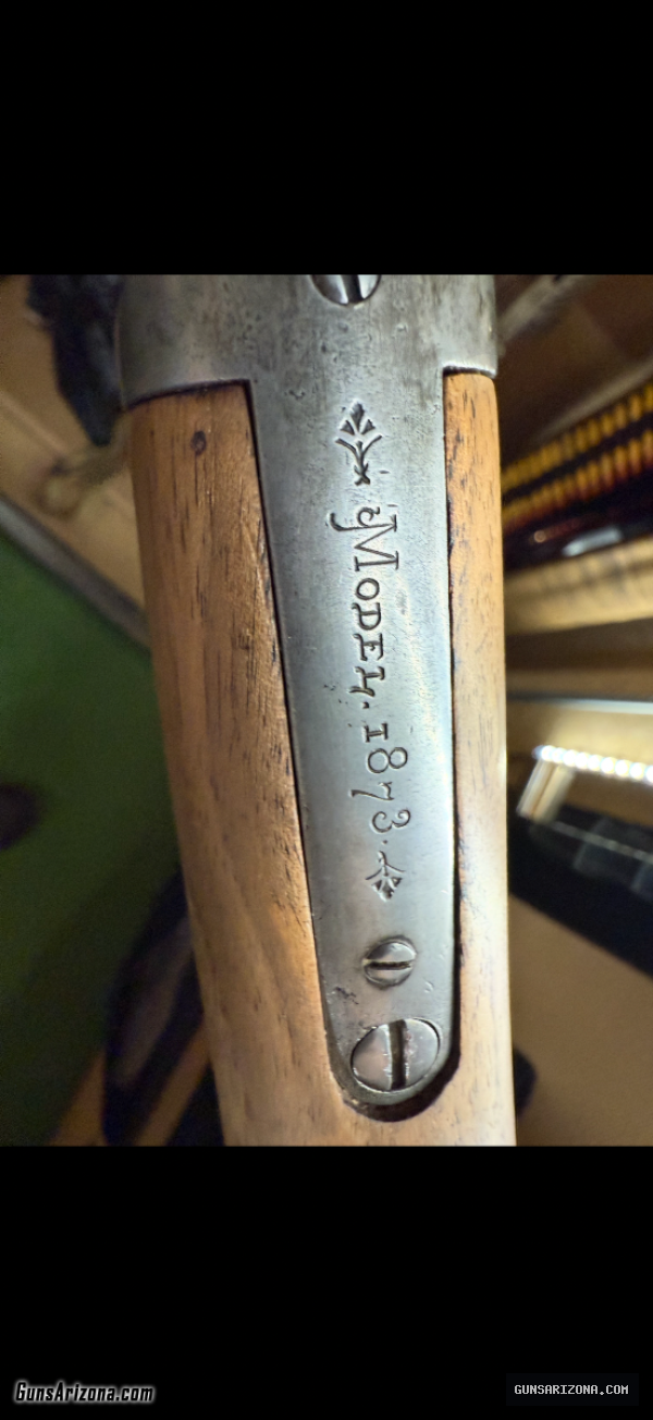Winchester 1873 44-40 Rifle with Winchester letter!