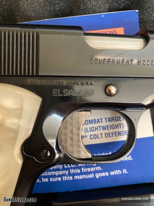 COLT 1911 .38 SUPER SPECIAL EDITION LEW HORTON