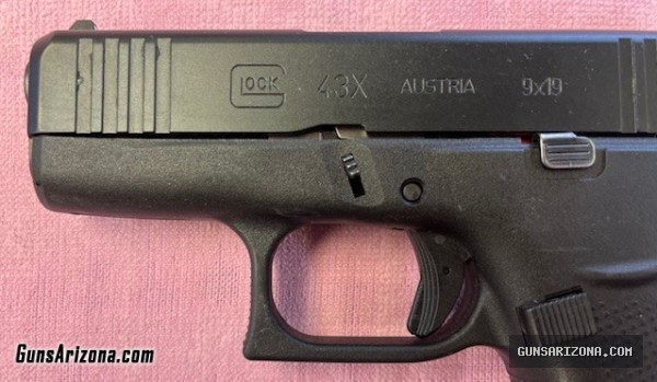 Glock 43x 9x19 Semi-Auto Pistol