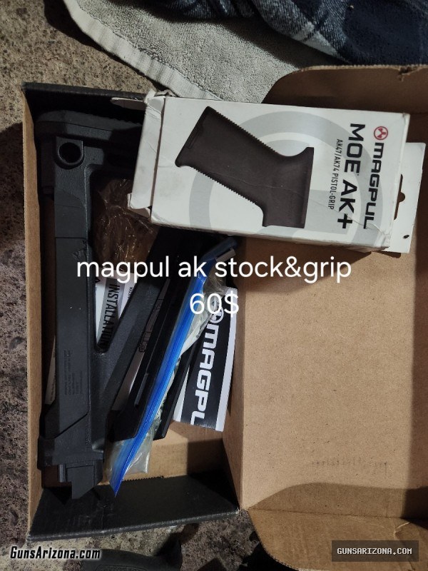 Mags, holster and scope