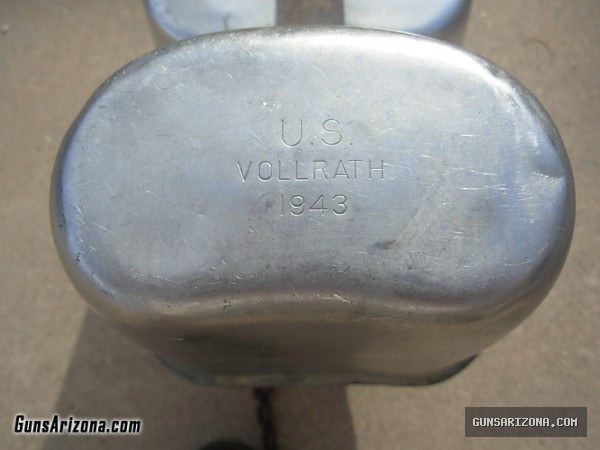 US Army Military WW2 1943 Canteen