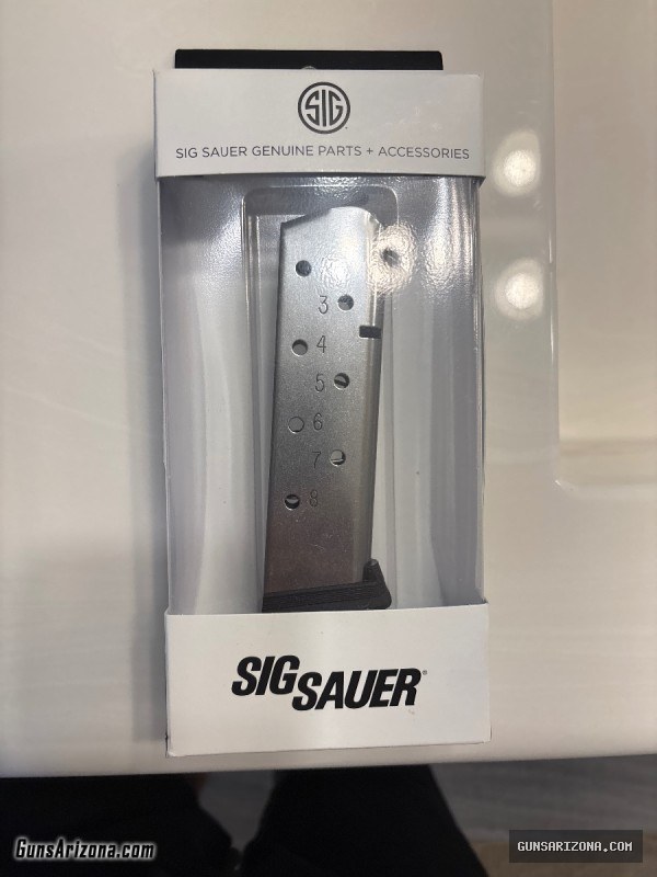 Sig sauer 1911 magazine 45acp 8 rounds